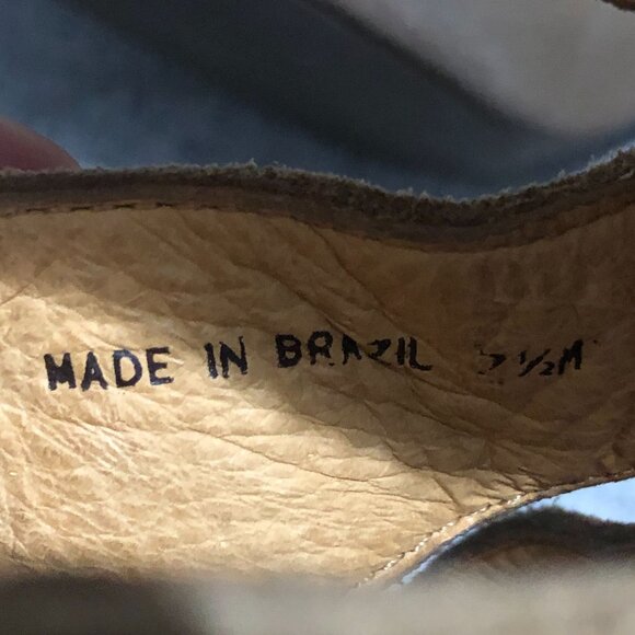 Michael Kors Becky Suede Platform Heel Slingback Sandals Beige Tan 7.5 - Picture 8 of 9